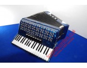 Delicia 37 key 80 bass accordion finished in blue